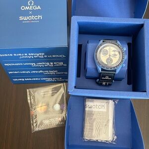 Omega x Swatch MoonSwatch in Blue and Black